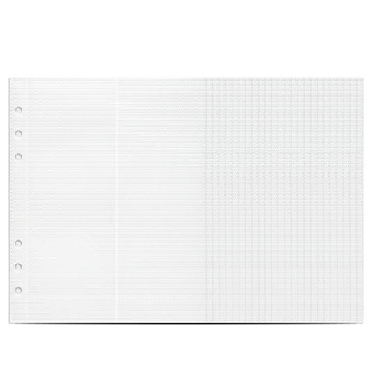 25sheets /Set A5 6 Holes Save Money Challenge Envelopes Replacement Inner Page