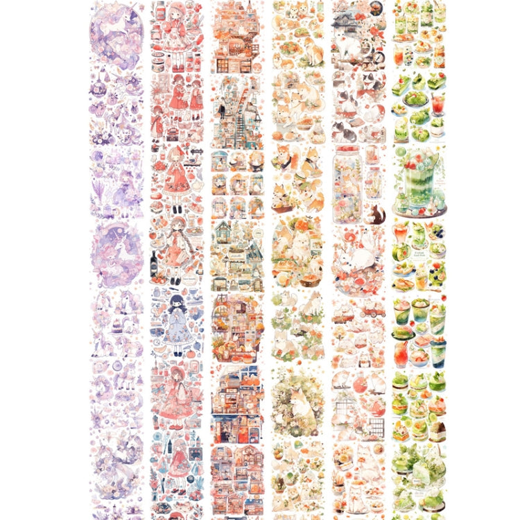 5cm X 5m (150cm Pattern Length Loop) Washi Tape Cute Girl Heart Diary Tape