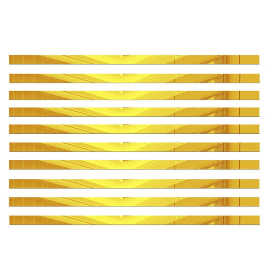 3D Mirror Wall Stickers Beautiful Edge Decorative Strip Living Room TV Background Decorative Self-adhesive Beltline Sewing