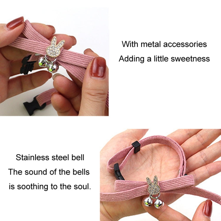 Pet Collar Jewelry Adjustable Cats Bell Necklace
