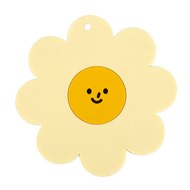 Sunflower Cute PVC Heat Insulation Mat Household High Temperature Resistant Table Pad
