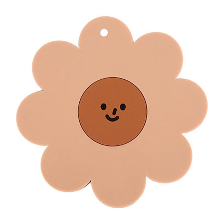 Sunflower Cute PVC Heat Insulation Mat Household High Temperature Resistant Table Pad