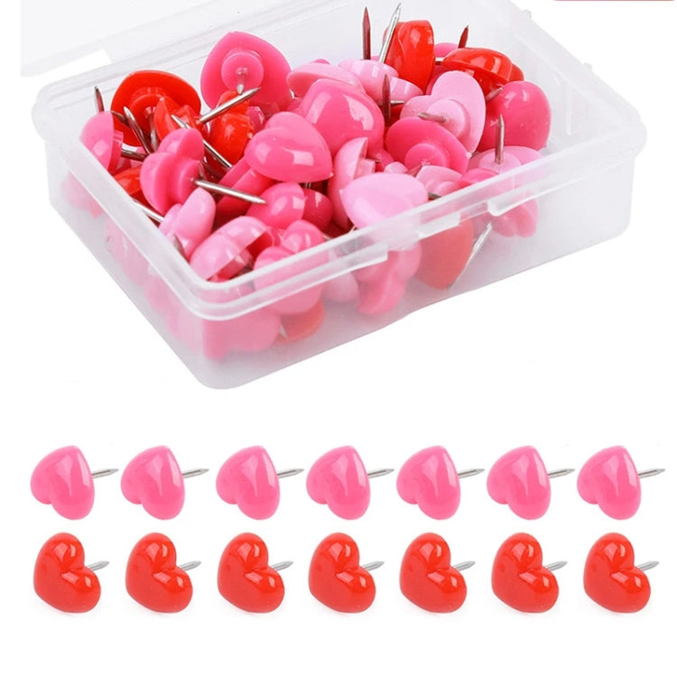 Love Plastic Studs DIY Office School Colorful Pins