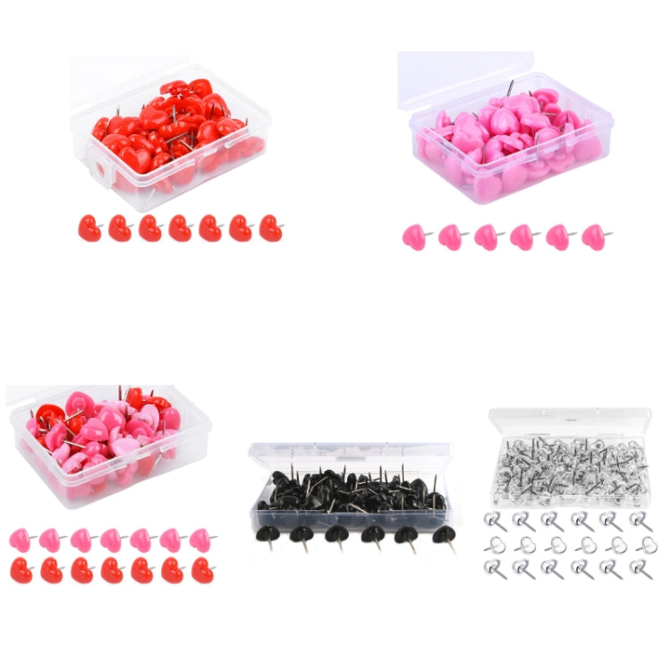 Love Plastic Studs DIY Office School Colorful Pins