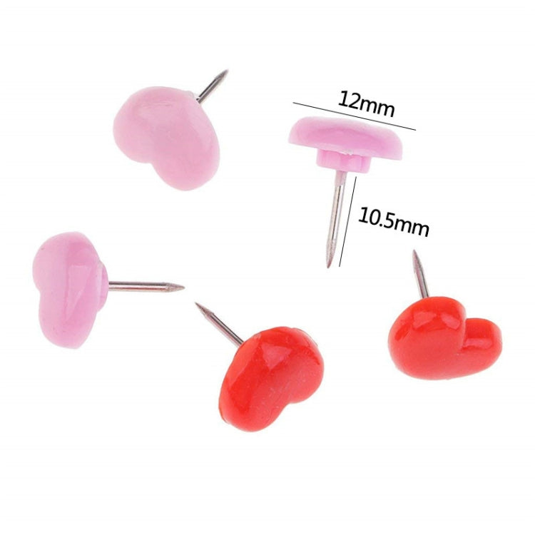 Love Plastic Studs DIY Office School Colorful Pins