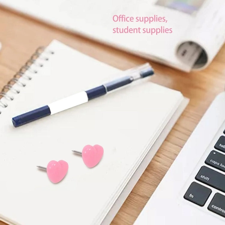 Love Plastic Studs DIY Office School Colorful Pins