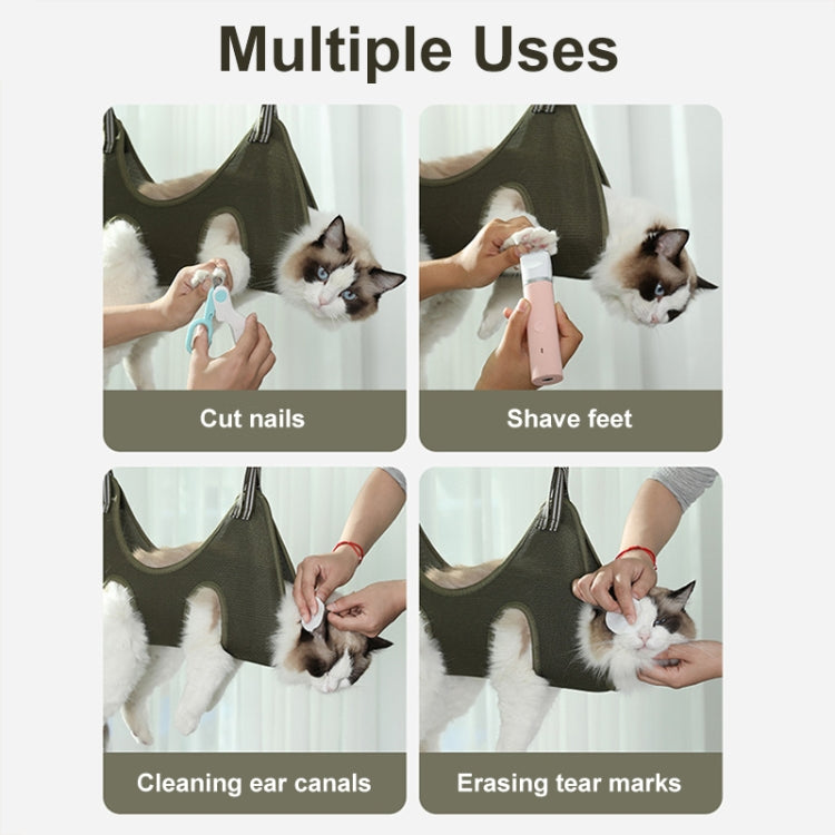 Multifunctional Anti-scratch Pet Grooming Fixed Bag Cat Bathing Tools