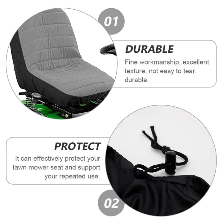 15 Inch Heavy-Duty Agricultural Vehicle Lawn Mower Seat Dust Cover