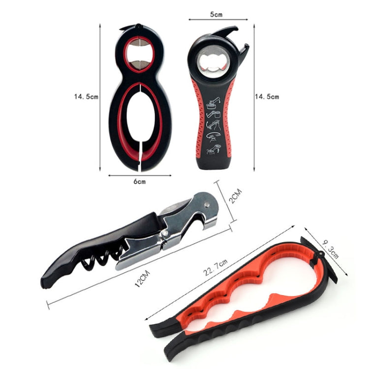 Multifunctional 4 In 1 Bottle Opener Household Saving Force Opener