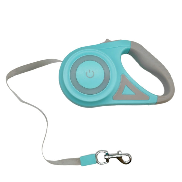 LED Light Luminous Pet Dog Leash Automatic Retractable Dog Walking Leash