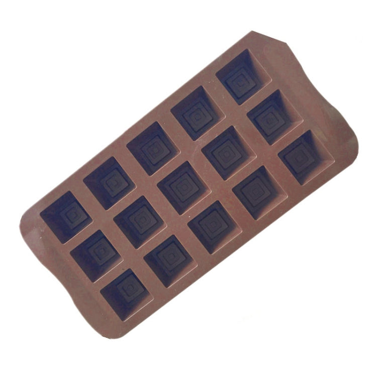 15 Grids Square Soap Mould DIY Silicone Chocolate Mold
