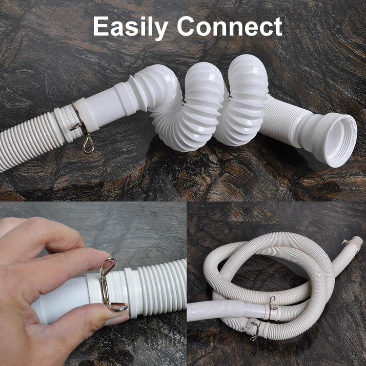 Diameter 32mm Extended Drain Hose for Washing Machine / Kitchen Basin / Bathtub