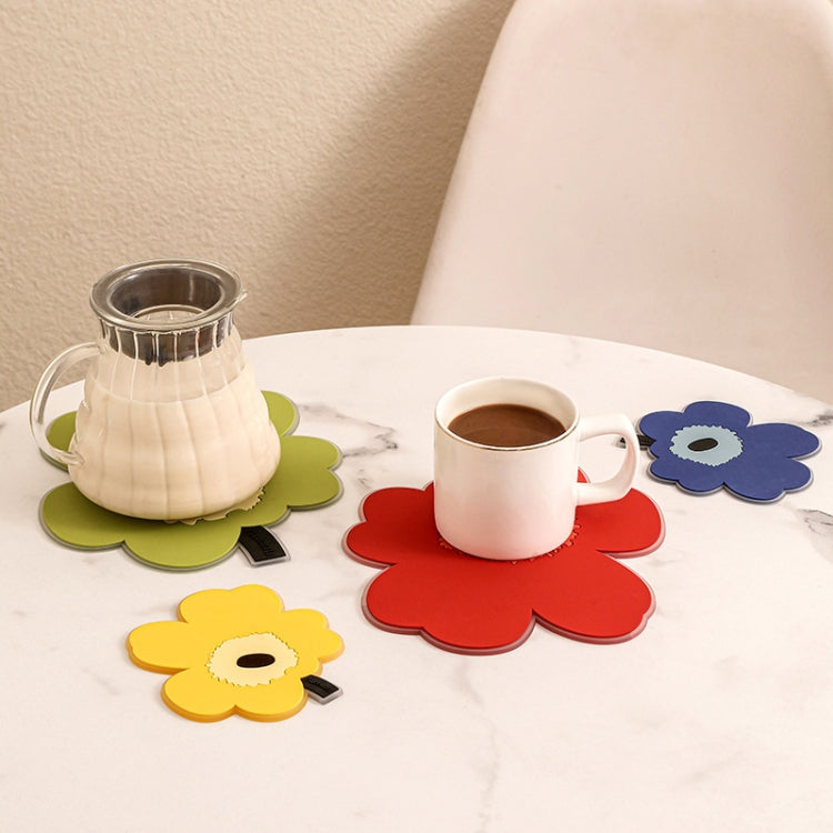 2pcs / Set Household Leaf Heat Insulation Mat Kitchen High Temperature Resistant Baking Placemats