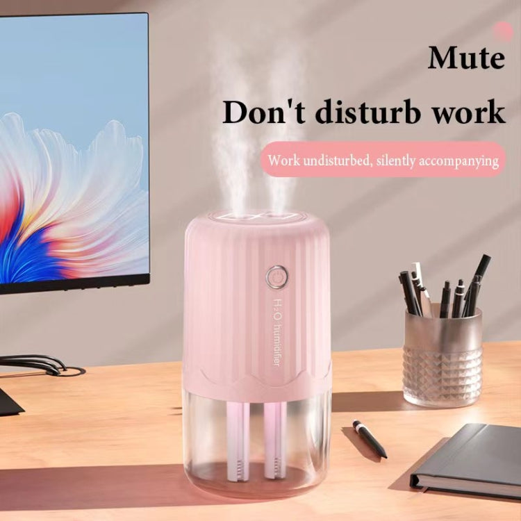 T06 Large-Capacity Atmosphere Night Light Household Dual Spray Air Humidifier