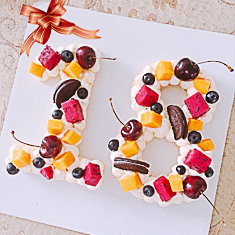 Digital Silicone Cake Baking Mold DIY Making Cookie Mould