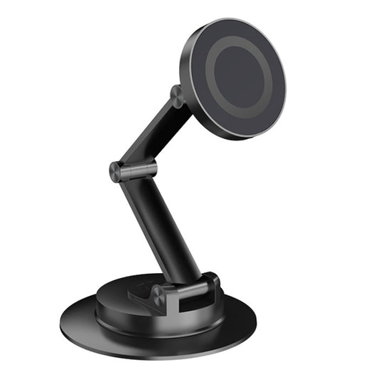 360 Rotating Car Magnetic Cell Phone Holder Magsafe Metal Car Folding Navigation Stand