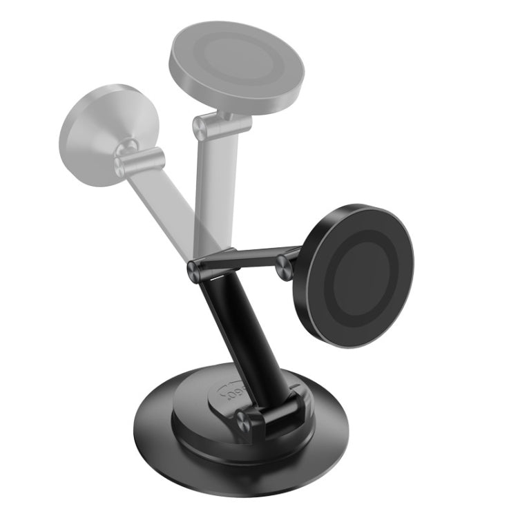 360 Rotating Car Magnetic Cell Phone Holder Magsafe Metal Car Folding Navigation Stand