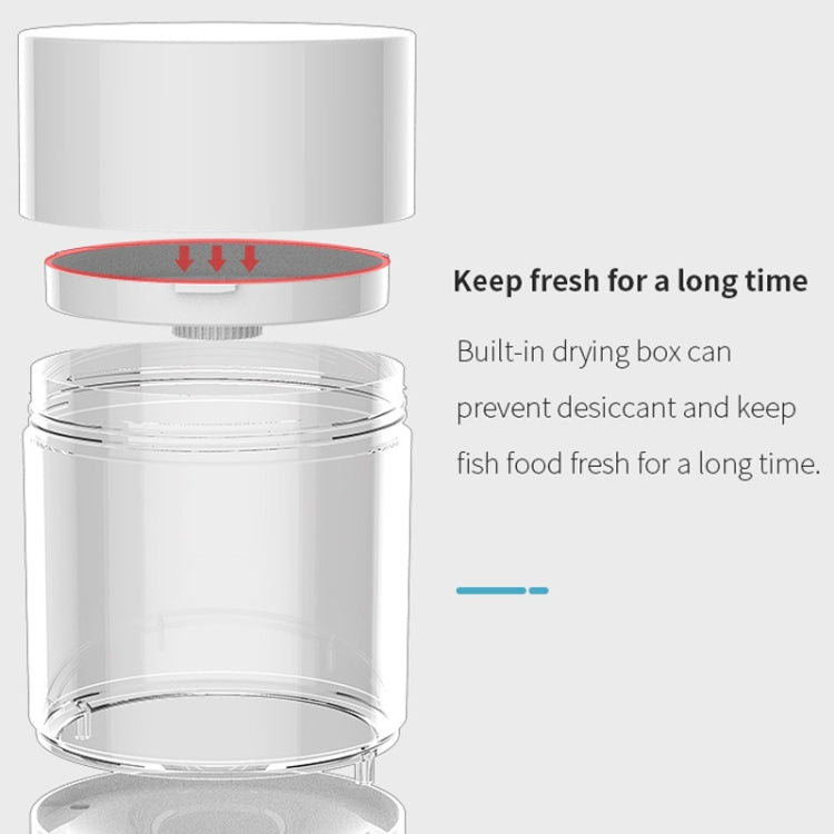 USB Direct Plug / Battery Dual-Use Automatic Fish Feeder Timing Dosing Feeder