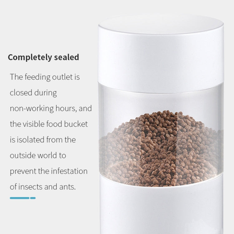 USB Direct Plug / Battery Dual-Use Automatic Fish Feeder Timing Dosing Feeder