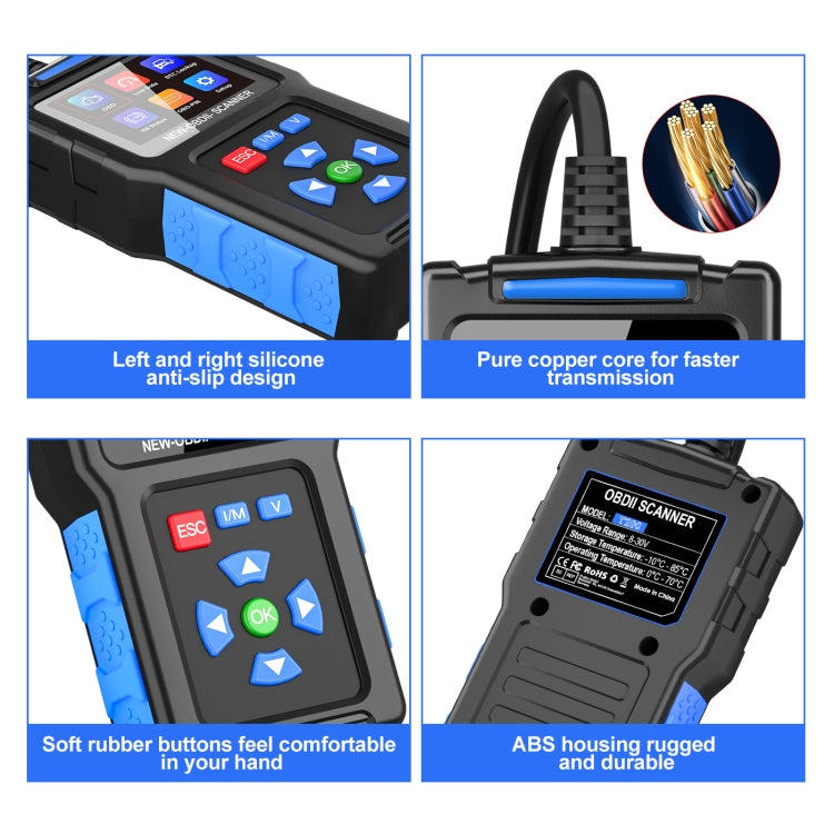Automobile Fault Diagnostic Instrument OBD2 Engine Tester ELM327