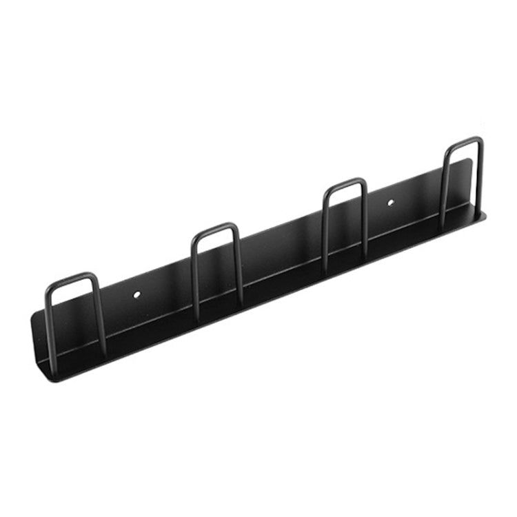 Household Glass Cup Holder Inverted Cup Hanger Bar Free Hole Wall Mounted Drainage Mug Shelf