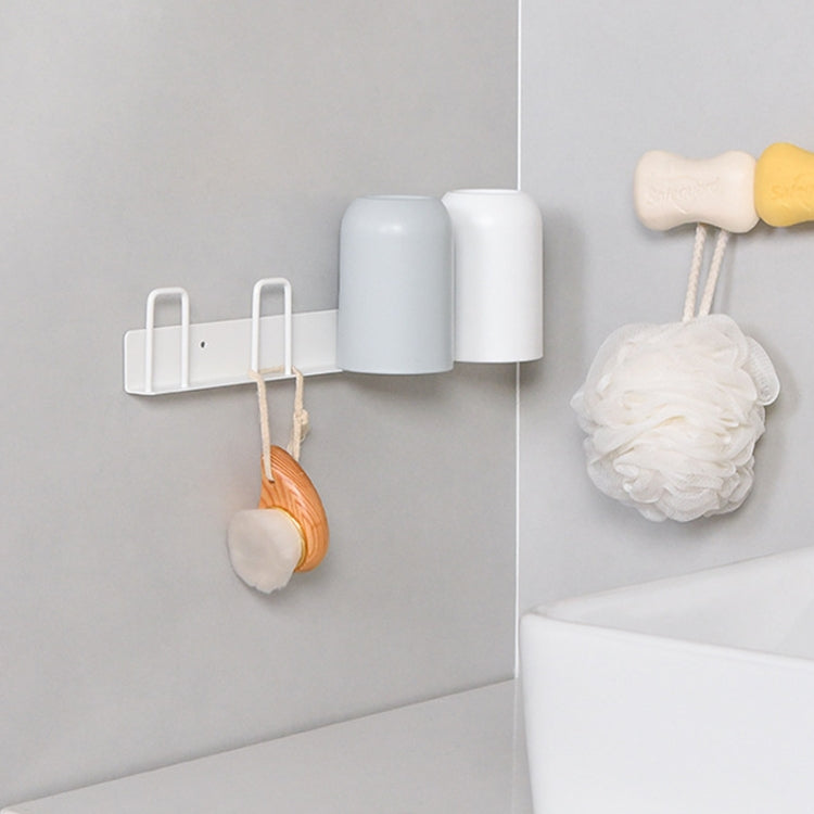 Household Glass Cup Holder Inverted Cup Hanger Bar Free Hole Wall Mounted Drainage Mug Shelf
