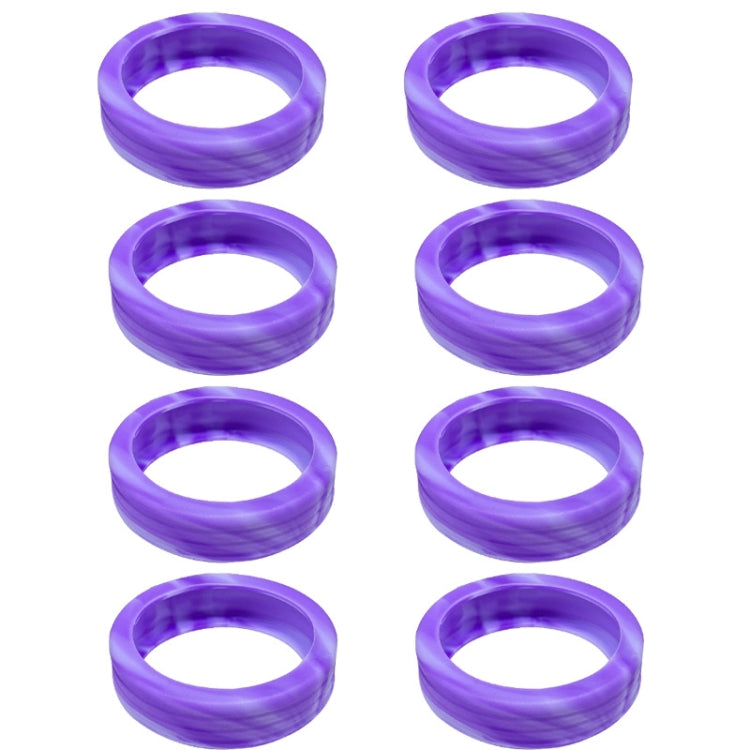 8pcs /Set Luggage Wheel Silicone Protective Cover Swivel Chair Wheel Sound Reducing Cover