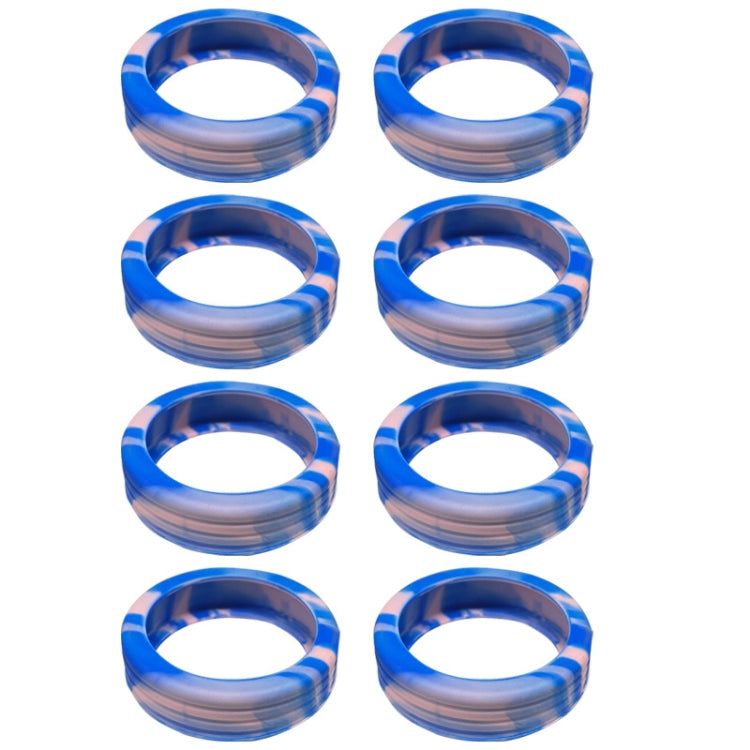 8pcs /Set Luggage Wheel Silicone Protective Cover Swivel Chair Wheel Sound Reducing Cover