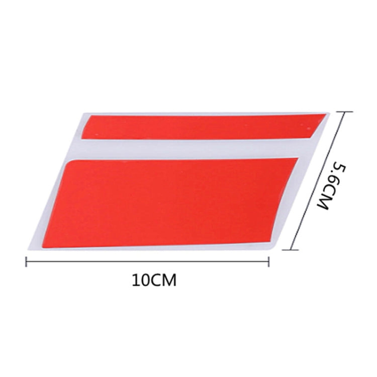 2pairs 18 inch~21 inch Car Reflective Wheel Modification Stickers, 6pcs /Set Red, 6pcs /Set Blue, 6pcs /Set Yellow, 6pcs /Set White