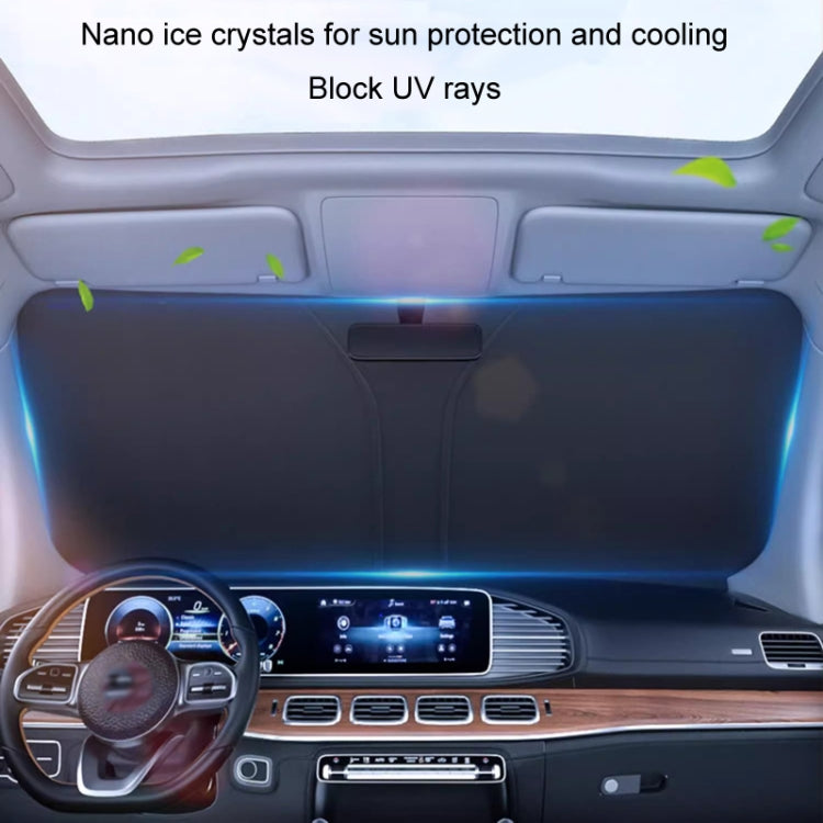Car Front Windshield Sunshade Colorful Laser Heat Insulation Sunscreen Sunshade Umbrella, 145x90cm, 142x80cm, 136x65cm