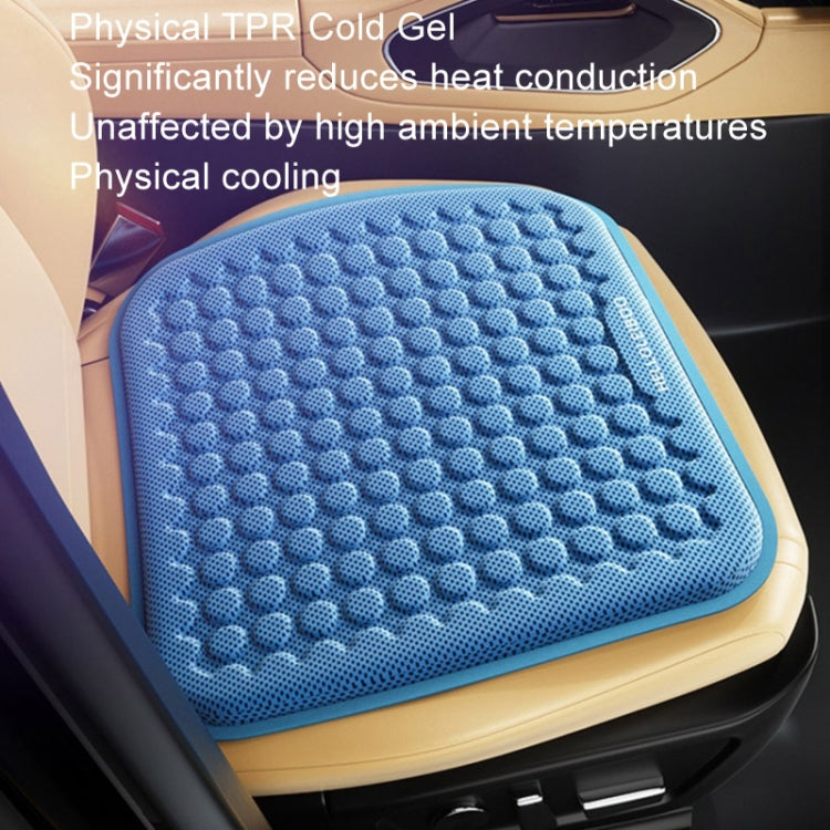 HELLOLEIBOO Car Gel Ice Cushion Four Seasons Universal Breathable Seat Cushion