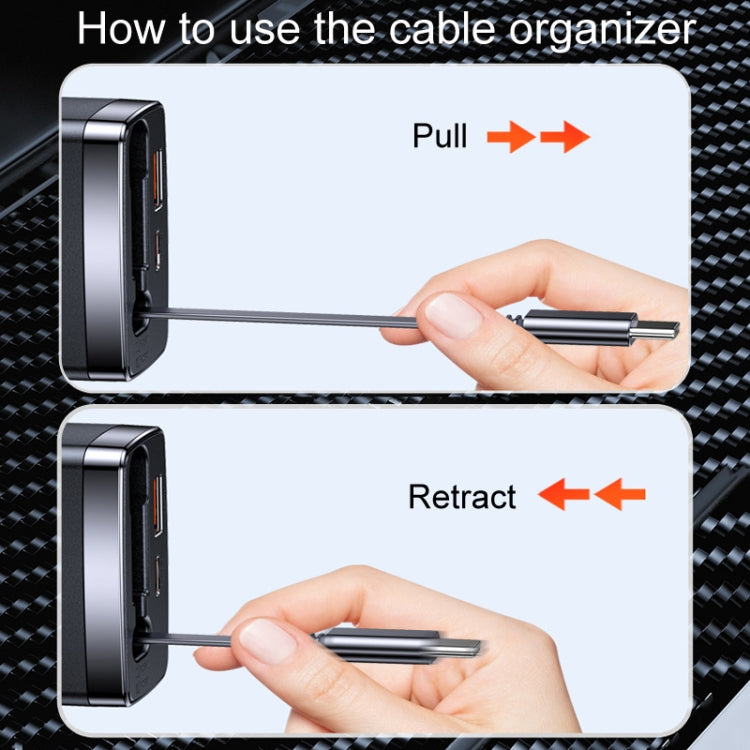 Car Retractable Charger One To Three Automobile Cigarette Lighter