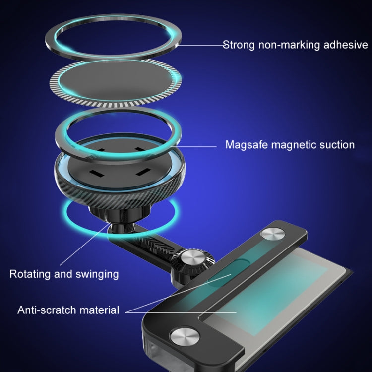 For Tesla Model 3/Y Car Magnetic Phone Holder Rotatable Car Navigation Mount