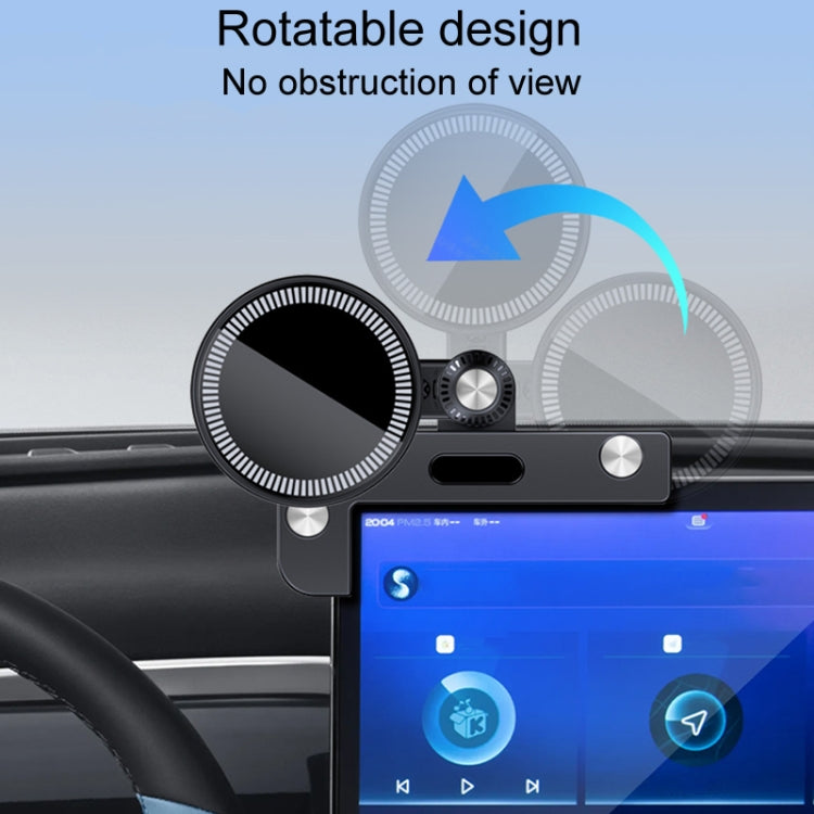 For Tesla Model 3/Y Car Magnetic Phone Holder Rotatable Car Navigation Mount