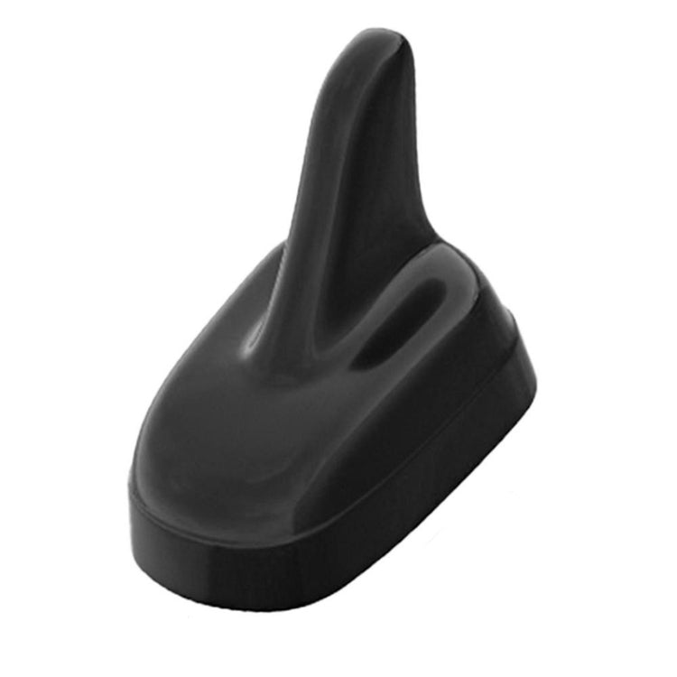 Car Decoration Shark Fin Modified Antenna Roof Tail Wing, Black Carbon Pattern, Black