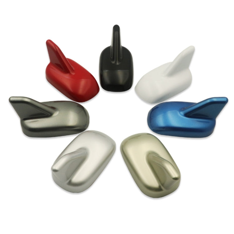 Car Shark Fin Modified Antenna With Signal Reception, Black, White, Silver, Red, Blue, Gold, Gray