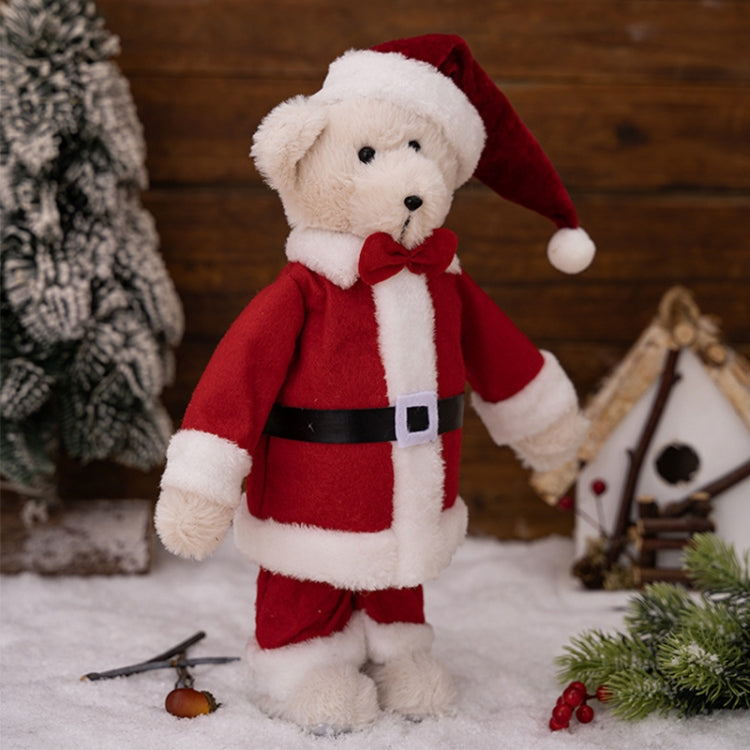 Plush Bear Doll Christmas Ornaments Children Christmas Gift Dolls