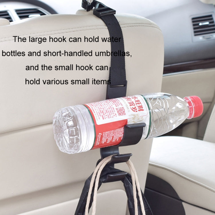 1pair Car Seat Back Umbrella Fixed Storage Hook