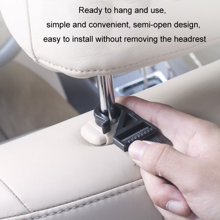 1pair Car Seat Back Umbrella Fixed Storage Hook