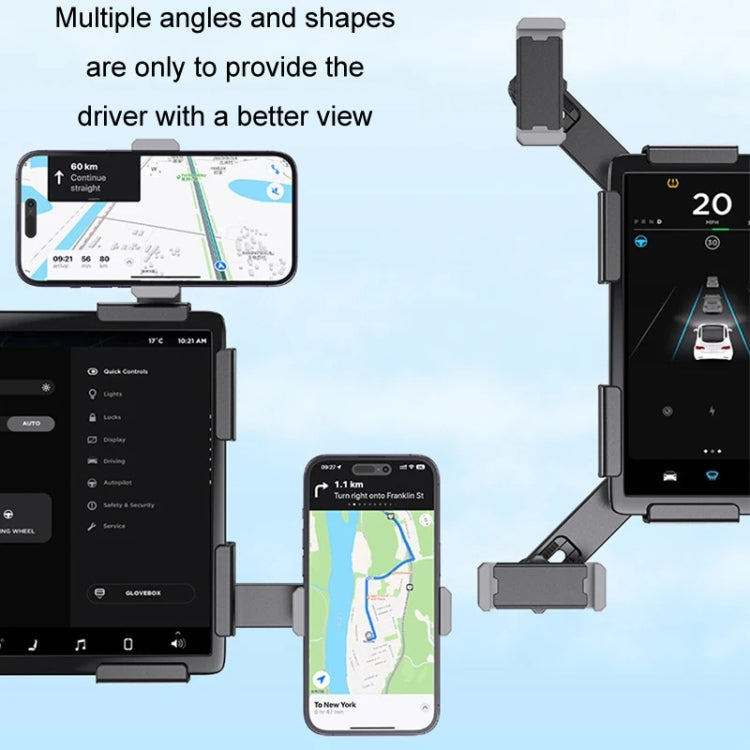 SHUNWEI Car Navigation Screen Floating Mobile Phone Holder