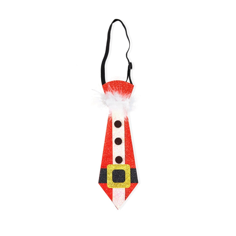 Christmas Children Cartoon Ties Holiday Party Performance Costume Props