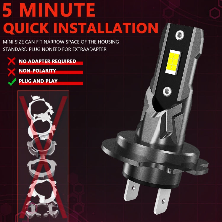 Car Universal Direct Plug LED Headlight Retrofit Bulb