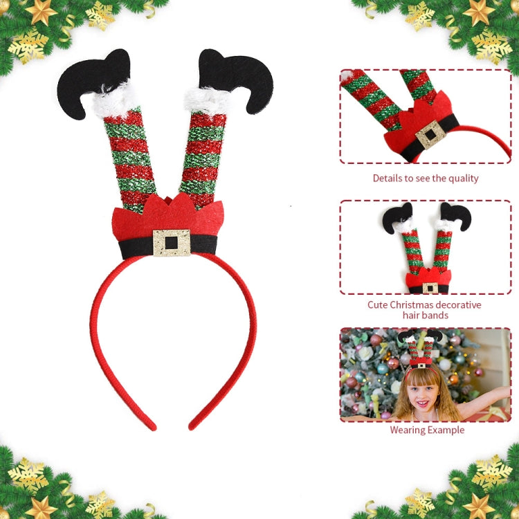3D Cartoon Christmas Headband Christmas Party Decorations