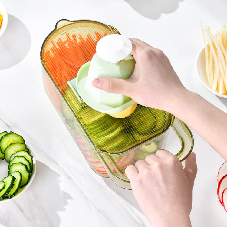 Kitchen Fruit Vegetable Shredder With Hand Guard Potato Cucumber Slicing Shredding Cutter