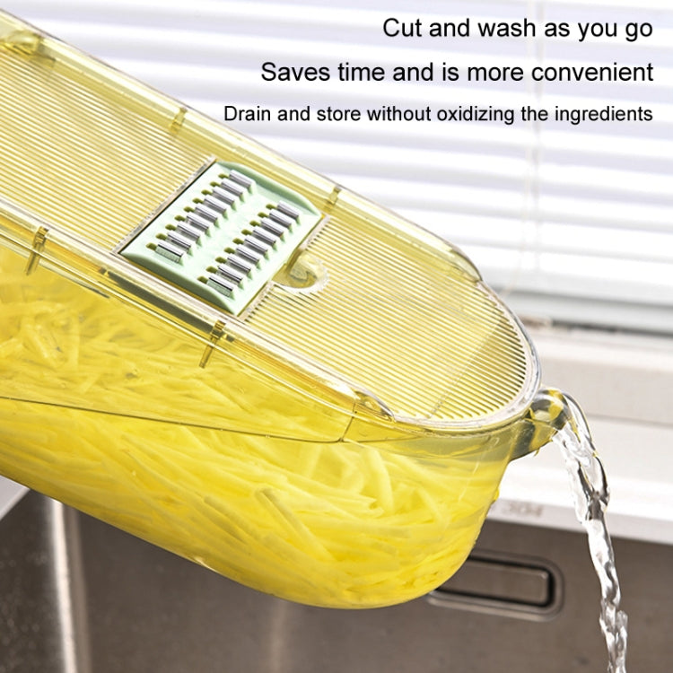 Kitchen Fruit Vegetable Shredder With Hand Guard Potato Cucumber Slicing Shredding Cutter