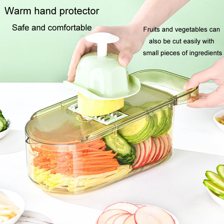 Kitchen Fruit Vegetable Shredder With Hand Guard Potato Cucumber Slicing Shredding Cutter