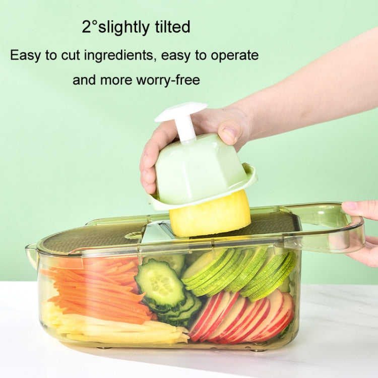Kitchen Fruit Vegetable Shredder With Hand Guard Potato Cucumber Slicing Shredding Cutter