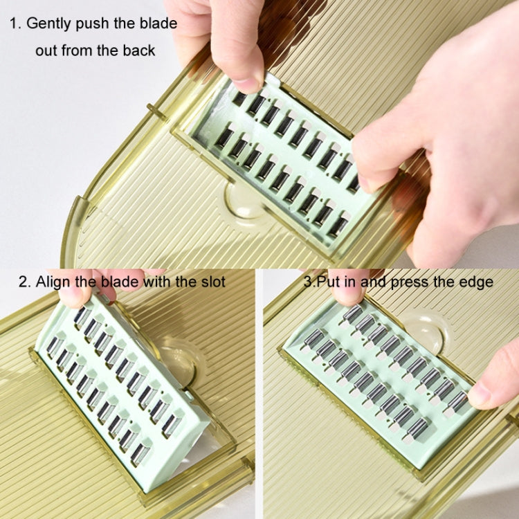 Kitchen Fruit Vegetable Shredder With Hand Guard Potato Cucumber Slicing Shredding Cutter