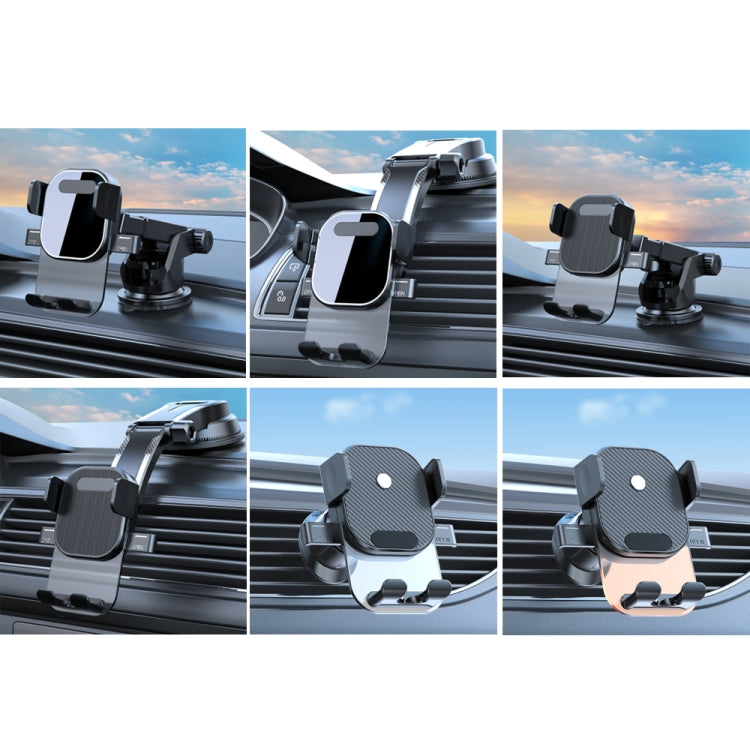Car Suction Cup Dashboard Automatic Lock Mobile Phone Holder