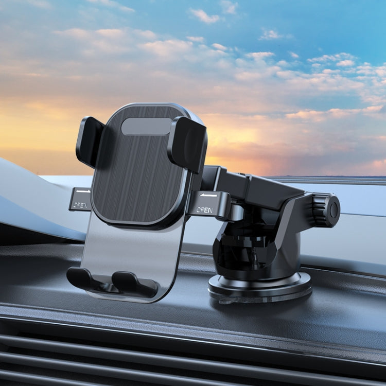 Car Suction Cup Dashboard Automatic Lock Mobile Phone Holder